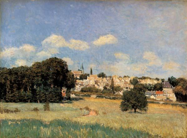 Alfred Sisley View of Marly-le-Roi-Sunshine Sweden oil painting art